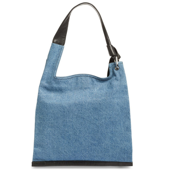 3.1 Phillip Lim Elise Shoulder Sac In Denim - Picture 6 of 7